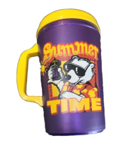 Mug Cooler Mug Summer Time Bear Insulated Refill  Aladdin USA old school... - $8.29
