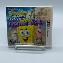 No Game! Original Case for SpongeBob SquarePants Plankton&#39;s Revenge Nintendo 3ds - £4.69 GBP