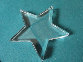 Tiffany Paperweight Compatible with Star Crystal Glass. 4 1/2&quot; Diameter.... - $62.71