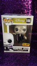 Funko Pop Nightmare Before Christmas Metallic Vampire Jack #598 Hot Topic Exclus - $29.99