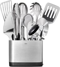 OXO Steel Piece Utensil Set 15 PC Stainless Steel New - $149.95