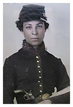 Cathay Williams Only Female Buffalo Soldier Union Civil War 4X6 Colorized Photo - £6.25 GBP