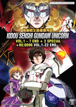 Kidou Senshi Gundam Unicorn 1-7 +2 Special +Re:0096 DVD (Anime) (English Dub) - £25.15 GBP