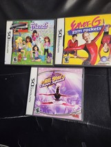 LOT OF 3 Used Ds: LEGO Friends +ALL STAR CHEER SQUAD +ERNE-G GYM ROCKETS... - $11.87
