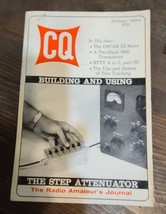 Cq Magazine Oct 1964 The Radio Amateur&#39;s Journal Build And Use Attenuator - $5.12