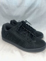 DC Court Graffik Triple Black Nubuck 300529 Men Size 14 Shoes Skateboard Sneaker - £31.33 GBP