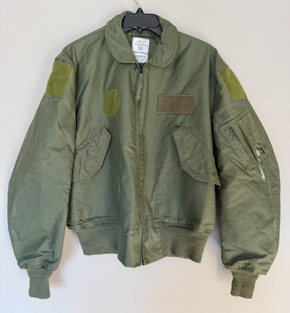 GENUINE USAF GREEN NOMEX FIRE RESISTANT SUMMER FLYERS JACKET CWU