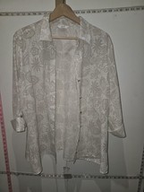 Vintage M&amp;S Womens Shirt Size 24 Floral  Express SHIPPING - £26.99 GBP