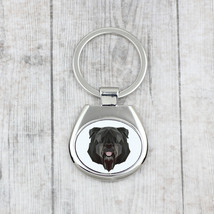 A key pendant with a Flandres Cattle Dog dog. A new collection with the ... - £10.29 GBP
