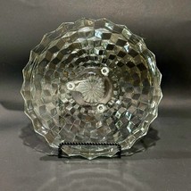 Indiana Colony Glass Whitehall Cubist Cake Plate Serving Platter 12 3/8&quot; VTG - $14.39