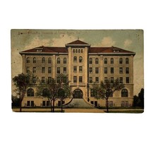 Vintage Women Building University of Texes Made in Germany Topographical Postcar - $5.99