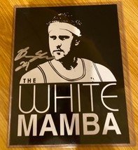 Hand Signed Brian Scalabrine WHITE MAMBA  8x10 photo - £39.13 GBP