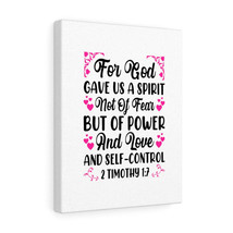   Gave Us A Spirit 2 Timothy 1:7 Bible Verse Canvas Christian Wa - £59.44 GBP+