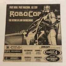 Robocop Movie Print Ad Peter Weller TPA10 - $5.93