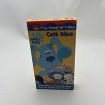 Blues Clues Cafe Blue VHS 2001 Nickelodeon Math Restaurant Vocabulary Concepts - £33.76 GBP