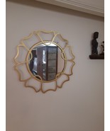Metal Gold Carved Vintage Large Handmade Round Wall Art Mirror Bed Room - €312,45 EUR Metal Gold Carved Vintage Large Handmade Round Wall Art Mirror Bed Room - €312,45 EUR