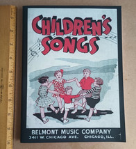 Belmont Music Co (1937) Children&#39;s Songs * Sheetmusic Illustrations * Classics - £33.63 GBP