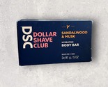 1 x Dollar Shave Club DSC Hydrating Body Bar SANDALWOOD &amp; MUSK 2 Bars Pe... - $24.74