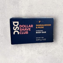 1 X Dollar Shave Club Dsc Hydrating Body Bar Sandalwood &amp; Musk 2 Bars Per Pack - £19.46 GBP