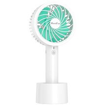 15Db Super Quiet Portable Handheld Fan, Rechargeable Hand Fan With Charging Base - £23.94 GBP
