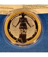 2017 D-Day Invasion of Normandy World War II Commem Proof 2&quot; Coin w/COA - £29.63 GBP