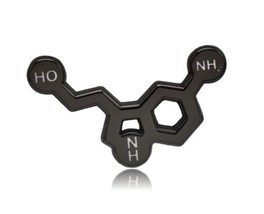Serotonin Molecule Metal Pin - £8.01 GBP