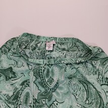Maggie Sweet RN#120463 Women's Green Paisley A-Line Pull-On Skirt Size XL image 11