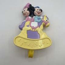 Disney Mickey Minnie Mouse Crib Musical Wind Up Toy for Baby Wish Upon a Star - £7.76 GBP