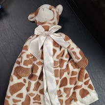 Bearington Baby Patches Giraffe Snuggler Plush Security Blanket Lovey 16&quot; Used - $7.00