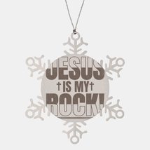 Motivational Christian Stainless Steel Bracelet, Jesus is My Rock!, Insp... - £19.22 GBP