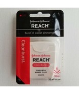 Johnson &amp; Johnson REACH Cleanburst Cinnamon Waxed Floss 55 Yards 1 Packa... - $17.71 CAD
