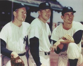 Mickey Mantle Whitey Ford B Martin 8X10 Photo New York Yankees Baseball Picture - £3.85 GBP