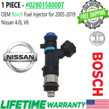NEW GENUINE Bosch 1 piece Fuel Injector for 2005-2019 Nissan 4.0L V6 #0280158007 - £59.43 GBP