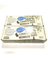 Wave Tie Wavetie 100% Compostable Bags Thick Sturdy 130bags X 2 Boxes - £22.20 GBP