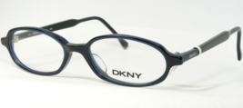 Vintage Donna Karan New York Dkny 6801A 424 Blue /BLACK Eyeglasses 46-15-135mm - £37.11 GBP