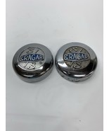 Cragar S&amp;S S/s Wheel Center Caps Qty 2 Used Original - $37.62