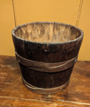 Early Antique Primitive Wood Bucket Shaker Style Bands w/ Overlapping Fingers - £137.51 GBP