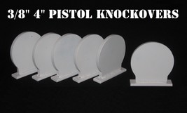 4in. Knock-over Pistol Targets - 3/8in. Thk. Steel Targets - 6pc. Metal ... - $78.99