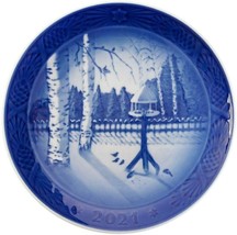 ROYAL COPENHAGEN 2021 Christmas Plate - Winter in the Garden - New in Box! - $37.99