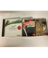 Lot Of 3 Christmas CD&#39;s Multiple Artist  Pre-Owned  Very Clean Clear Sound - £19.46 GBP