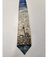 Mystic Seaport Portland Head Lighthouse Tie - $17.85 CAD