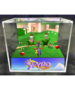 Spyro the Dragon - 3D Cube Handmade Diorama - Video Games - Shadowbox - $69.19