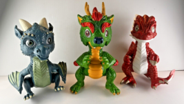 Lot 3 Dragon Figurines Mystical Dragonlings Ashton Drake &quot;Beval, Doryu, ... - $40.08