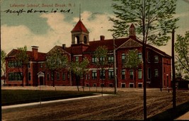 Bound Brook Nj Lafayette School Antique 1917 Postcard BK64 - £6.33 GBP