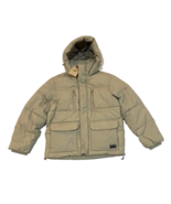 New Levi's Men's Dry Touch Hooded Nylon Puffer Jacket Aluminum Grey Large - $128.69