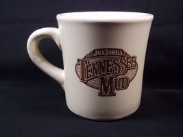 Jack Daniel&#39;s old diner style mug Tennessee Mud heavy thick Recipe on back - £9.88 GBP