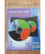 CD/DVD Labels Printer 10 sheets BAZIC Products White 2 pack= 20 sheets 3816 - $11.35