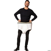 Tighty Whitey Costume Adult Underwear Briefs Halloween Party Unique GC1677 - $58.99