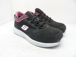 Skechers Women&#39;s Aluminum Toe SP Slip Resistant Safety Shoes 99996595 Black 8.5M - £39.86 GBP
