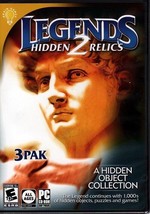 Legends 2: Hidden Relics 3PAK (3 NEW Adventures) (PC-CD, 2010) - NEW in DVD BOX - £3.95 GBP